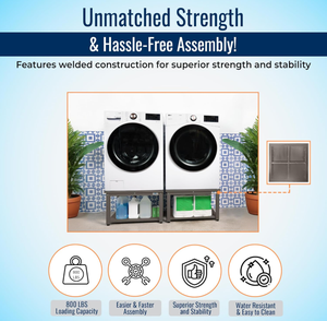 Nhà Sản Xuất Phổ Ròng Rọc Di Chuyển Cơ Sở Phổ Tủ Lạnh Máy Giặt Khung Di Động Lưu Trữ Kệ & Đơn Vị - Product Image 2