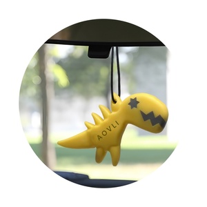 Ventilasi gantung parfum padat 3D dinosaurus lucu klip mobil penyegar udara kustom dalam jumlah besar Lavender mawar untuk hadiah - Product Image 1