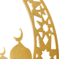 Ornements en fer sur le thème du Ramadan à prix d'usine K&B pour une utilisation en intérieur