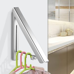 <strong>Triangle</strong> Retractable Folding Wall Mounted Clothes Hanger <strong>Rack</strong> Heavy Duty Hanging Clothes Laundry Display <strong>Rack</strong> Clothes <strong>Rack</strong> - Product Image 6
