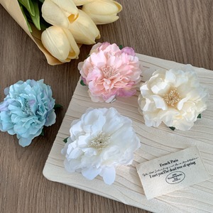 Verano primavera moda coreana Camelia flor pinzas para el cabello para niñas mujeres Vintage Clip lateral flequillo Horquillas para el cabello decoración de playa - Product Image 4