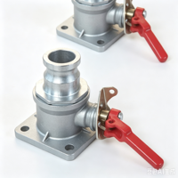 Vanne à boisseau sphérique droite pour camion-citerne DN50, vanne à boisseau sphérique pour camion-citerne à huile, usine OEM