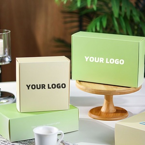 <span class=keywords><strong>กล่อง</strong></span>ขนมคุกกี้มาการองเกรดอาหารกล่องบรรจุภัณฑ์อาหารแบบย่อยสลายได้ออกแบบโลโก้ได้ตามต้องการ - Product Image 3