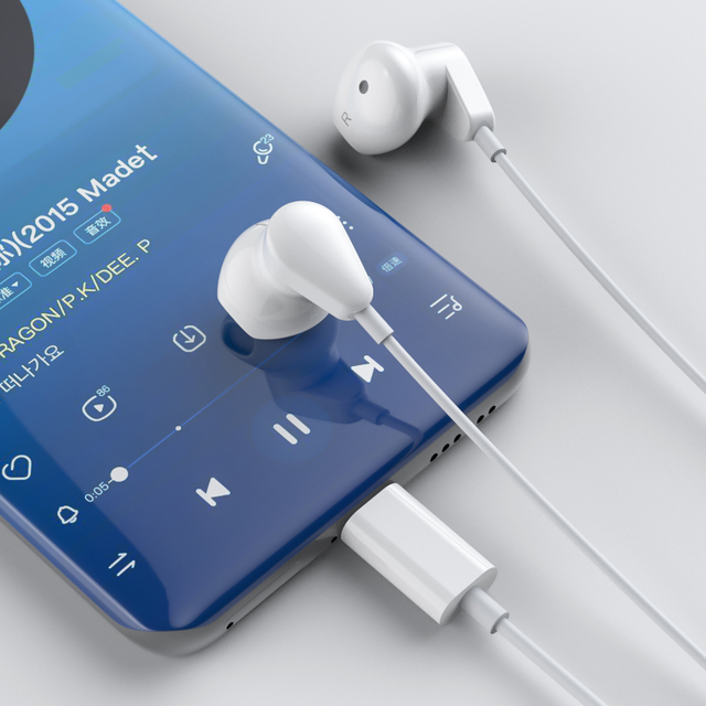 USB C Headphones 2021 HiFi Stereo Type C Earbuds with Mic and Volume Control Compatible with Google Pixel 4 3 2 XL