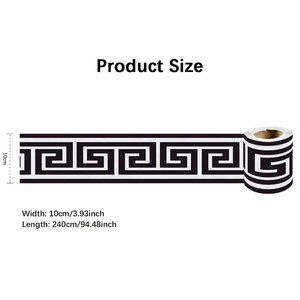 Strisce in PVC autoadesive battiscopa spazio tema parete decorativa <span class=keywords><strong>bordo</strong></span> <span class=keywords><strong>per</strong></span> la ristrutturazione della cucina orientamento trasversale - Product Image 2