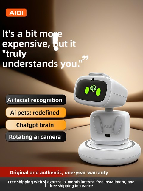 2026 New AIBI Smart Pocket Mini Pet Robot Electronic Toy Metal Chinese Version Boys Girls Companion Toy
