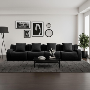 Sitio de Compras en el Extranjero para Muebles de Villa, Tela de Osito de Peluche Color Bronceado de Primera Calidad, Sofá Grande, Muestras Gratis y Envío Gratuito - Product Image 5