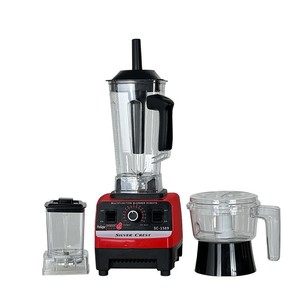 Điện 6-in-1 thương mại Máy xay sinh tố với push button điều khiển thép không gỉ nhà ở 10 tốc độ cho Ice Máy ép trái cây & thịt Mài - Product Image 3