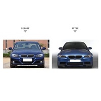 Nouveaux kits de carrosserie style M3 modifiés pour voiture, comprenant pare-chocs, capot, ailes, jupes latérales et tuyau d'échappement pour BMW Série 3 E90 M3 2009-2011