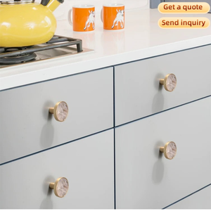 Bán Buôn Có Thể Điều Chỉnh Hiện Đại Gốm Bên Ngoài Nhà Bếp Ngăn Kéo Kéo Knobs Colourful Đồ Nội Thất Tủ Xử Lý Phần Cứng Phòng Ngủ - Product Image 4