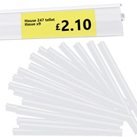 Support d'étiquettes magnétique écologique Hookei en PVC et PETG, taille personnalisable, idéal pour les rayonnages et casiers – Vente Flash