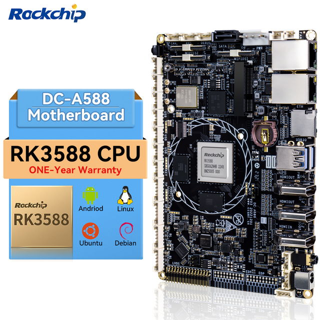 Android Rockchip Development Board SOM Chip Displays RK3588 with Industrial All in One Pc Mini Pcs Gaming Sbc Motherboard