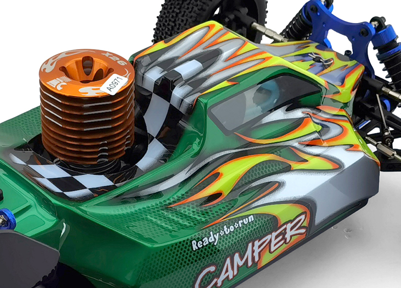 Pot D'échappement Pour Voiture RC Nitro HSP 1:10 - Référence 02026, Pièce Neuve