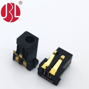 DC-096 डीसी पावर सॉकेट, 1a/16v, ppa आवास, सोने की प्लेटेड पीतल संपर्क, pcb घुड़सवार - Product Image 4