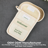 Unibanner Loofah Écologique Naturel Biologique Éponge Exfoliante en Loofah Sac à Savon avec Éponge de Bain Légère et Tendance pour le Corps