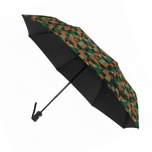Windproof Reverse Folding Manual Automatic Open Close <b>Umbrella</b> with Strong Fiberglass Ribs for All-Season Use - Product Image 5