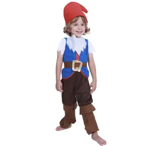 Halloween Carnival Purim Party Christmas Elf Fairy Tale Garden Gnome Costume HCSW-006