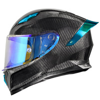 Casque intégral ultraléger en fibre de carbone Direct Source, équipement de protection certifié DOT de qualité course pour
