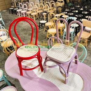 Chaise moderne, élégante et écologique en rotin pour enfants, salles de jeux, chambres, extérieur, intérieur, salon, cuisine, tous les jours - Product Image 4