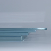 Panneau en verre trempé transparent haute résistance, verre de sécurité renforcé pour fenêtres, portes, meubles et décoration de bâtiments