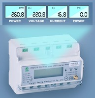Compteur d'énergie triphasé sur rail DIN avec fonctionnalités bidirectionnelles Wi-Fi pour système de surveillance photovoltaïque, compteurs d'énergie RS485