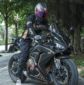 Veste de <span class=keywords><strong>moto</strong></span> Duhan pour homme Aventure/Touring Imperméable et ventilée Veste pour homme Haute visibilité <span class=keywords><strong>Moto</strong></span> tout-terrain Été - Product Image 4