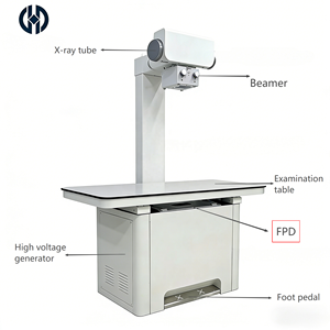 Détecteur numérique filaire à panneau plat pour diagnostic vétérinaire – Machine de radiographie numérique de bureau pour animaux de compagnie - Product Image 2