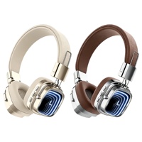 Casque audio RGB rétro sans fil 6.0 supra-auriculaire pour le sport avec fente pour carte TF pour la musique et les appels – Vente en gros