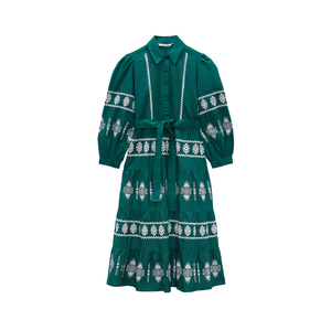 green emerald velvet dress Amazon.com: XIAOHUAGUA African Print Girls Dress Short Sleeve High Waist  A-line Midi Dress Wedding Kids Birthday Party Evening: Clothing, Shoes &  Jewelry main image 1