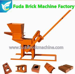 Kleine <span class=keywords><strong>2025</strong></span> Heißer Verkauf Ton ziegel, der Maschinen handbuch Fuda Factory Billiger QMR2-40 macht - Product Image 3