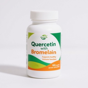 Cápsulas de Quercetina y Bromelina al por Mayor, Suministro de Fábrica de Cápsulas de Quercetina con Bromelina - Product Image 2