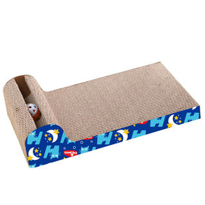 Rascador para gatos Z, cartón corrugado con campana, tamaño grande, rascador para gatos, juguete para gatos de cartón corrugado, gato - Product Image 3