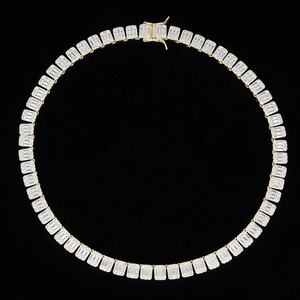 Bijoux Hip Hop pour femmes, <span class=keywords><strong>collier</strong></span> Initial glacé, nom, colliers Hip Hop - Product Image 2