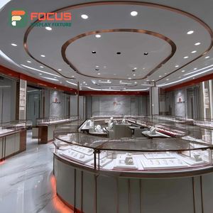 Fabricante de Muebles Modernos para Joyerías, Vitrina de Exhibición para Joyería con Marco Metálico - Product Image 3