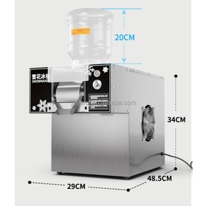 Nhà Máy bán hàng trực tiếp cao capaicty chất lượng tốt thép không gỉ tuyết Ice Cream Making Maker Máy bông tuyết Ice Maker - Product Image 5