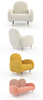 Canapés en velours unique, chaises de loisirs, blanc, rose, jaune, alibaba pour turque, 20 pièces