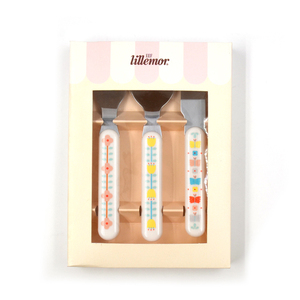 Impresión personalizada Apto para lavavajillas bebé niño pequeño <span class=keywords><strong>cubiertos</strong></span> utensilios tenedores cucharas cuchillo niños <span class=keywords><strong>cubiertos</strong></span> con calcomanías - Product Image 6