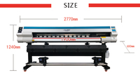 Impresora Digital de Inyección de Tinta de 70cm/1.3m/1.8m/2.5m/3.2m, Impresora Eco-Solvente para Pancartas, Vinilos, Adhesivos, Papel Tapiz