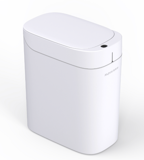 JOYBOS Smart Battery Version Trash Can for Home and Hotel Use Silent Cover with Sensor Exhaust Fan Used for Self-Priming Bags