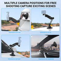 Support de fixation à ventouse pour voiture, stabilisateur de caméra à cardan Z-Axis, bras antichoc de haute qualité et durable pour Osmo Pocket 3 Action
