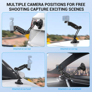 Nuevo Soporte de Ventosa para Coche, Estabilizador de Eje Z, Brazo de Soporte para Cámara con Gimbal, para <span class=keywords><strong>DJI</strong></span> Osmo Pocket 3, <span class=keywords><strong>Action</strong></span> <span class=keywords><strong>Cam</strong></span> - Product Image 3