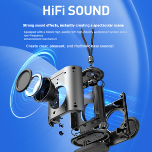 Kleine draadloze luidspreker van stof Sportmuziekspeler Zware bas Handheld audiosysteem Cadeau voor wandelen Fietsen - Product Image 3