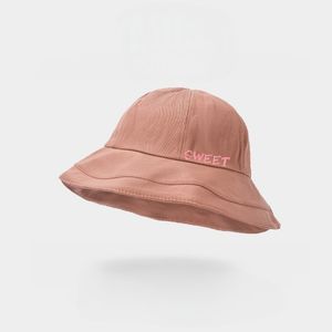 High Quality Colorful Fresh Style Bucket <b>Hat</b> <b>Summer</b> Sun Protection Fisherman Cap Custom Logo Embroidery Printing Available - Product Image 2