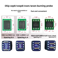 Pin de sonda de resorte de Chip SOP8/VSOP8/VSON8/WSON8 para programación leer escribir y descargar Bios 1,27
