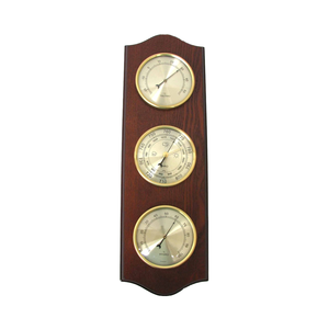 Thermomètre hygromètre mural en forme d'horloge, <span class=keywords><strong>outil</strong></span> de <span class=keywords><strong>mesure</strong></span> 2 en 1, mini rond - Product Image 1