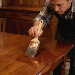 Pinceau plat professionnel industriel CTWHPB021, poils synthétiques, manche en <span class=keywords><strong>bois</strong></span>, OEM disponible pour la <span class=keywords><strong>peinture</strong></span> des murs et des meubles - Product Image 4