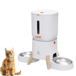 Thông minh tự động <span class=keywords><strong>Feeder</strong></span> cho vật nuôi khô thực phẩm Dispenser với khóa cơ chế ngăn chặn đổ hoặc vật nuôi giả mạo an toàn - Product Image 1