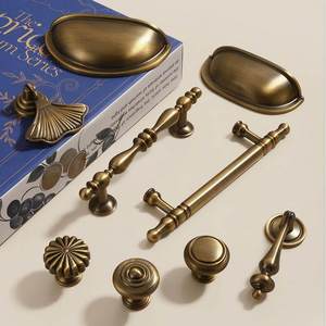 Maniglia <span class=keywords><strong>per</strong></span> Armadio in Ottone Stile Minimalista Elettroplaccata <span class=keywords><strong>per</strong></span> Cassetti e Guardaroba, Arredamento Antico - Product Image 1