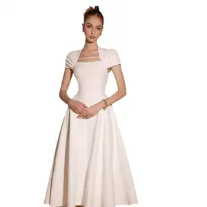 2024 Summer Vietnam Designer Elegant And Elegant Design Temperament Dress Slim Fit Skirt