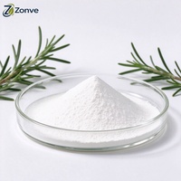 Extrait de romarin en vrac de qualité alimentaire fourni par l'usine 10:1 20:1 avec acide rosmarinique 98% HPLC Poudre d'extrait de romarin